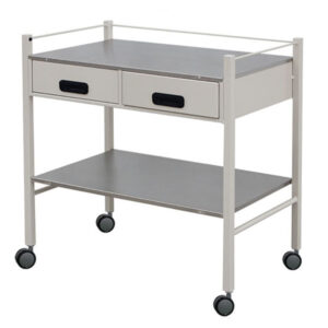Instrument Trolley Double with Drawer