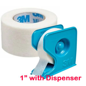 3M Micropore Surgical Tape 1" x 9.1m with Dispenser