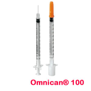 Omnican 100 U Insulin Syringe With Needles 30g X 5/16" (8mm) - Bbraun