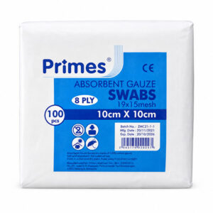 Precut Gauze Swab - 10cm x 10cm - Primes