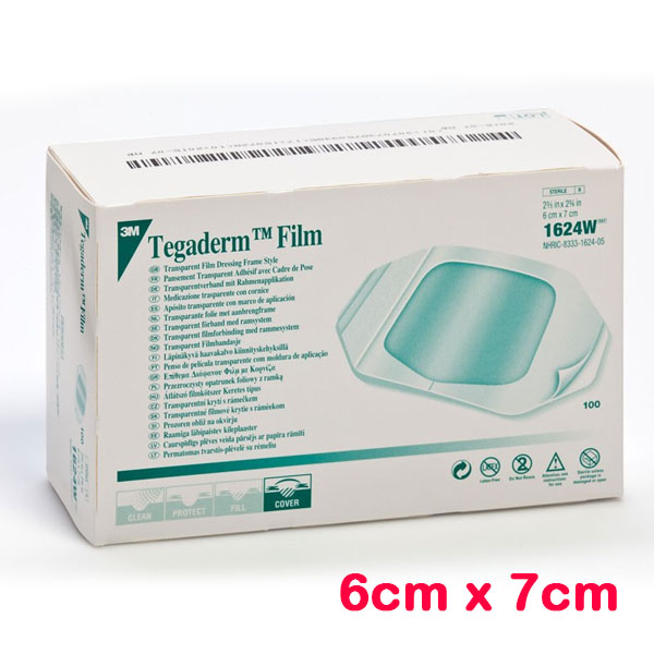 3M Tegaderm Transparent Film Dressing 6cm x 7cm